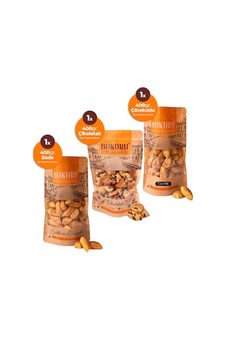 Tadım Kuru Fırını Sade+ Çörekotlu + Çikolatalı Beypazarı Kurus 3 x 400 G Tadım Kuru Fırını Sade+ Çörekotlu + Çikolatalı Beypazarı Kurus 3 x 400 G