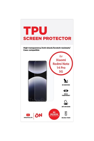 Xiaomi Redmi Note 14 Pro 5g Kırılmaz Ekran Koruyucu Termoplastik Tpu Film