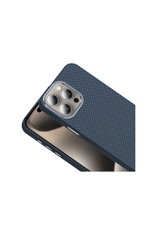 Nihcase Apple Uyumlu iPhone 15 Pro Max Kılıf M-safe Karbon Fiber Tasarım Gross Kapak