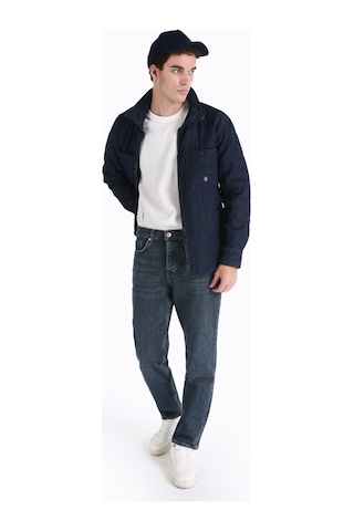 Colin's Colins Regular Fit Fermuarlı Erkek Ceket Cl1065594 Denim