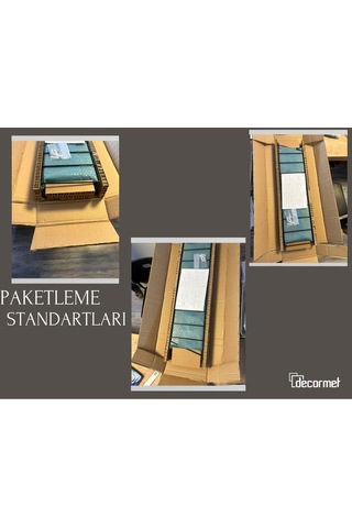 Decormet Seramoni Raf Seti 1 Raflı 200 720 Ceviz Çok Renkli