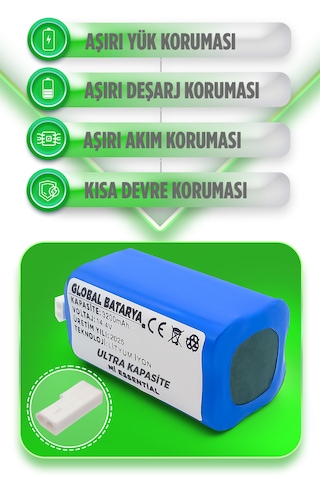 Xiaomi Mop Essential Batarya Mjstg1 3200mah Ultra Kapasite