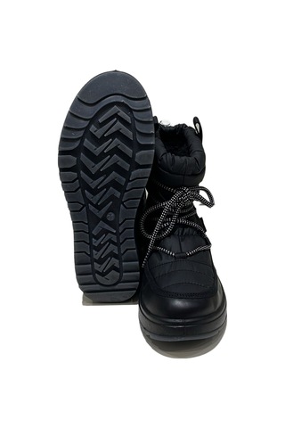 Bot Kar Kadın 6381 6j Jacalu Textile Upper And Leather-pu Sole Black Black