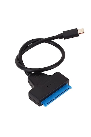 Cr30 Type-c 3.1 Sata Kablosu 2,5 İnç Ssd Hdd Sabit Disk Dönüştürücü 5gbps Hızında Çevirici Adaptör Max 3tb