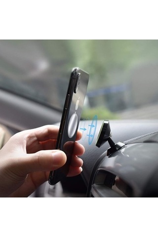 Yingfu 8'lü Metal Plaka Seti, Yapışkanlı İnce Metal Mıknatıs, Telefon Tutucu İçin Diğer