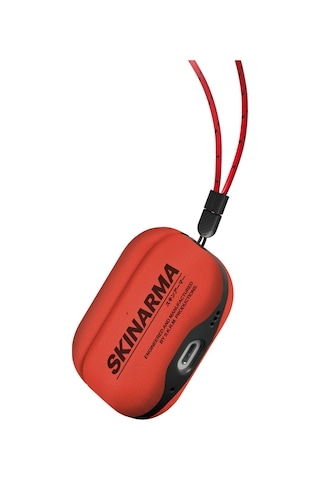 Skinarma Apple Uyumlu AirPods Pro 2 Deri Kılıf Turuncu