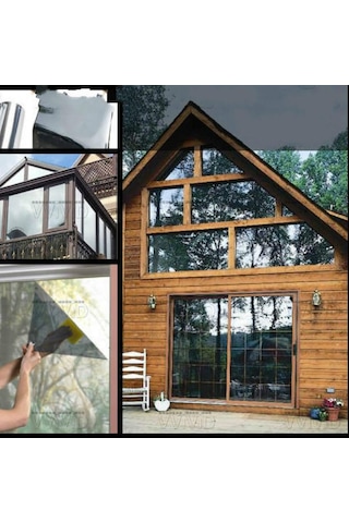 %70 ISI YALITIMLI AYNALI CAM FİLMİ - KOYU TON - 50 CM X 4 METRE