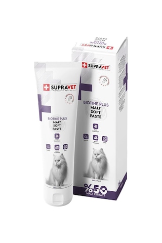 Supravet Biotine Plus Kediler İçin Tüy Sağlığı Güçlendirici Malt Paste 100 G Supravet Biotine Plus Kediler İçin Tüy Sağlığı Güçlendirici Malt Paste 100 G