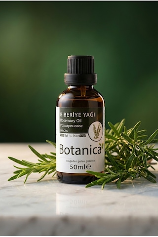 Botanica %100 Saf Biberiye Yağı Saç Bakım Kürü Kepek Önleyici Canlandırıcı Doğal Uçucu Bitkisel 50 Ml 50 ML Botanica %100 Saf Biberiye Yağı Saç Bakım Kürü Kepek Önleyici Canlandırıcı Doğal Uçucu Bitkisel 50 Ml 50 ML