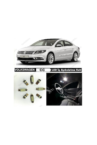 Fardoktoru Vw Cc Komple Beyaz Led Iç Aydinlatma Ampul Seti