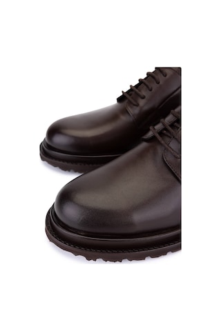 Tamer Tanca Erkek Hakiki Deri Kahverengi Casual Ayakkabı 1068 5101 Erk Ayk Sk25-26 Kahve Dr Siyah