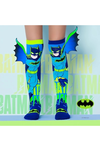 Madmia Batman Neon Çorap Çok Renkli