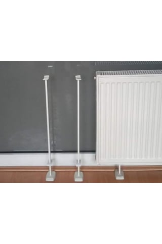 Panel Radyatör Petek Yere Montaj Ayağıı 60 Cm 600 Lük İçin 2 Adet Bir Takım