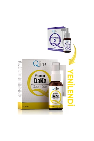 Qlife Vitamin D3 1000 Iu Sprey 10 ML