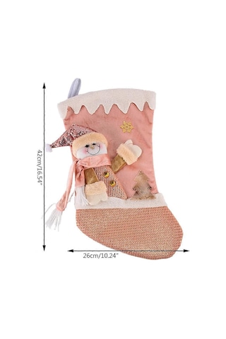 3 Parça Chaussettes De Nol, Design Pre Nol, Rennes Et Bonhommes De Neige, Ch