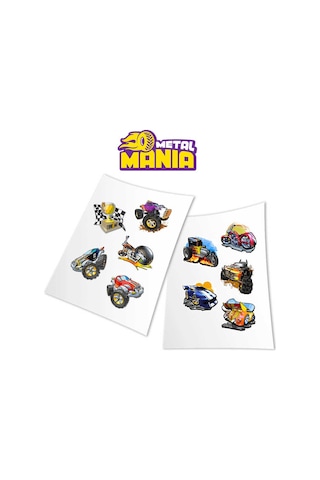 Holotoyz Sticker Metal Mania Ar Uyumlu Etiket