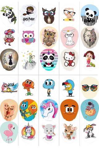 Zadem Anka Hayvan Desenli Çocuk Göz Pedi 100'lü