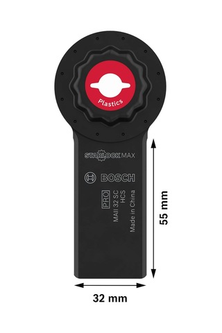 Bosch Uyumlu 1x Pro Maii 32 Sc Dolgu Bıçağı Silikon, Genişlik 32 Mm, Pr