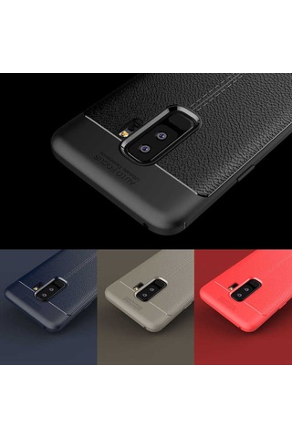 Samsung Uyumlu Galaxy S9 Plus Kilif Deri Tarzi Niss Silikon Case 389468335