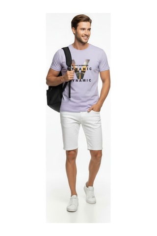 Urban Grafik Baskılı Erkek T-shirt Streetwear Stil, Günlük Rahat Kalıp Çok renkli