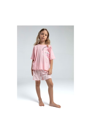 U.S. Polo Assn. Kız Çocuk Pembe Şort Takım Us2073 Pembe
