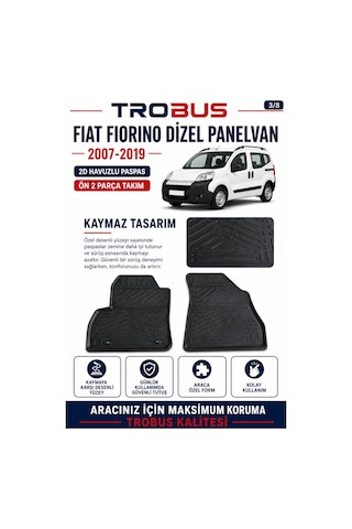 Trobus Fiat Fiorino 1.3 Mjt Dizel Panelvan 2007-2019 2d Havuzlu Paspas 2 Parça