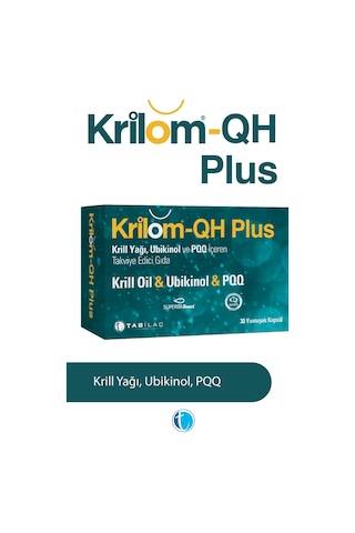 Krilom-Qh Plus 30 Yumuşak Kapsül