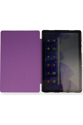 Newface Samsung Galaxy Uyumlu T870 Tab S7 11 Kılıf Tablet Smart Kılıf Semeglbl - 83 - Mor