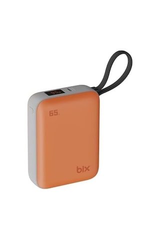 Pb120 20000mah Pd 65w Cep Boyu Kompakt Tasarımlı Dijital Göstergeli Powerbank Taşınabilir Süper Hızlı Şarj Cihazı Turuncu Diğer