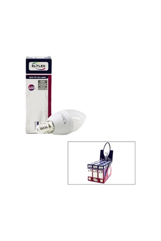 Diyarı Fırsat El-08-y1 Mum Tipi Led Ampul 6w E14 Beyaz Işık 15'li Paket Kp-10-1489