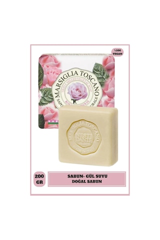 Nesti Marsiglia Toscano Rosa Centifolia Gül Vegan Bakım Sabun 200 G Nesti Marsiglia Toscano Rosa Centifolia Gül Vegan Bakım Sabun 200 G