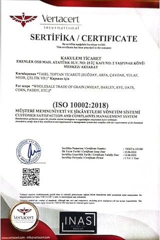 Sertifikalı Tavşan Hamster Kemirgen Yonca Pelet Yem 2 Kg