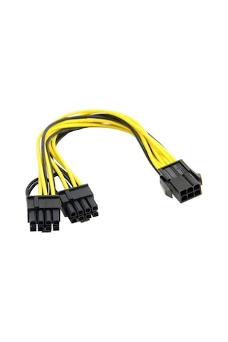 Ancheyn Pci E 8 Pin 6+2 2x Pci-e Ekran Kartı Power Çoklayıcı Kablosu 4302