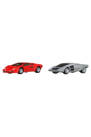Hot Wheels 2'li Premium Araba Seti Lamborghını Countach & Lancı Çok Renkli