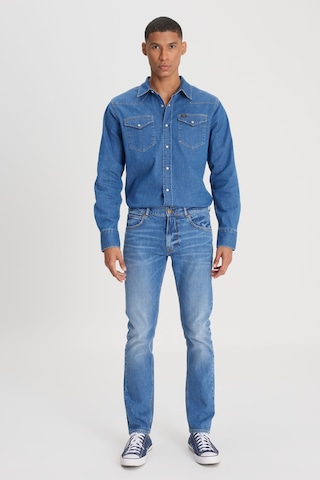 Lee Slim Fit Dar Kesim Normal Bel Dar Paça Luke Mavi Jean Kot Pantolon