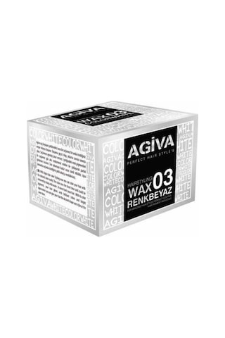 Agiva Hairstyling Color 03 Wax Beyaz 120 G