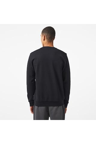 Nautica Erkek Siyah Regular Fit Sweatshirt Renk Bloklu K47021t Siyah