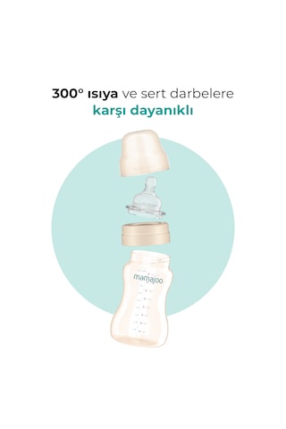 Mamajoo Gold Plus Anti-kolik Biberon, 250 Ml, 6 Ay+