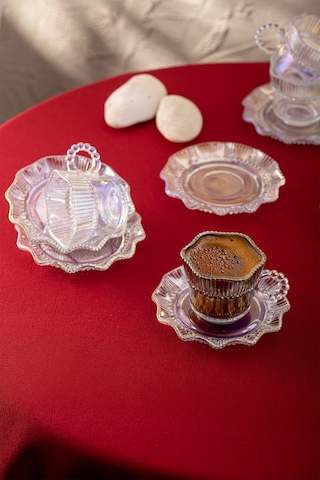 Emsan Hatrı Var Gökkuşağı 80 Ml 6'lı Kahve Fincan Takımı Renkli