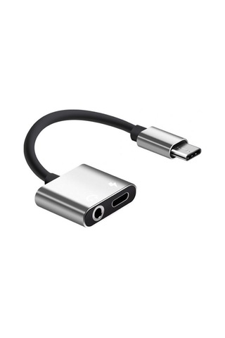 Usb C - Aux Audio Dongle Kablo Kablosu Kararlı Sinyal Ve Dayanıklı Şarj Cihazı Adaptörü Hıfı Kulaklıkları Tanıtımı Kolay Pink