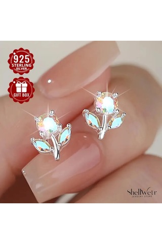 Tulisse Laleli Gümüş Kaplama Çivili Küpe Sevdiklerinize Ve Kendinize En Özel Hediye Gümüş