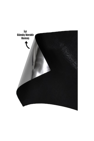 Gümüş Varaklı Orion Avize Siyah