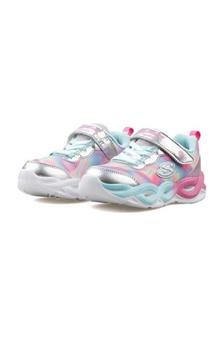 Skechers Twısty Glow Çocuk Günlük Işıklı Ayakkabı 303716l-smlt Çok Renkli