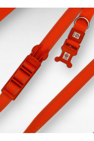 Caramelos Hands-free Eller Serbest Gezdirme Kayışı- Köpek Gezdirme Kayışı - Eller Serbest- Köpek Gezdirme İpi Turuncu