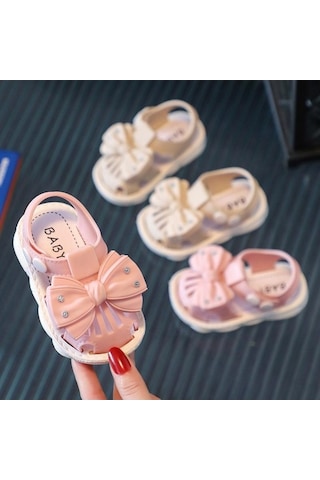 Trendooze Yürüyor Yumuşak Yaz Tabanlı Sandalet Sandalet Pembe Küçük Kız Kaymaz Karikatür Çocuklar Bebek Bebek Bebek Ayakkabısı Ayak Rf Pembe