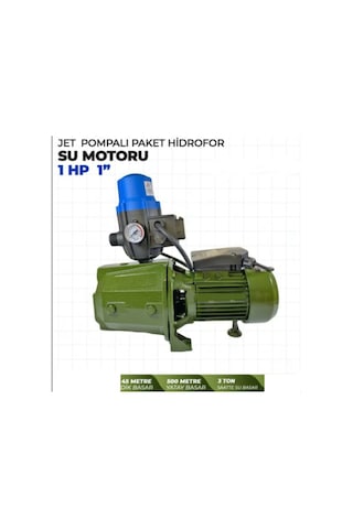 Stilmax Jet Pompalı Otomatik Paket Hidrofor Su Motoru 1 Hp 1''
