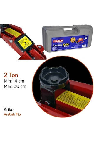 Carub Arabalı Kriko 2 Ton Bont Çantalı Br2700101