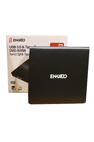 Enkado Ekd-udvd120 Type-c / Usb 3.0 Dvd-r/cd-r/rw/ Dvd-rw Ultra Slim Harici Optik Yazıcı Siyah Enkado Ekd-udvd120 Type-c / Usb 3.0 Dvd-r/cd-r/rw/ Dvd-rw Ultra Slim Harici Optik Yazıcı Siyah