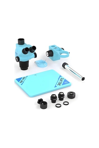 Relife Rl-m6t Pro-b11 Trioküler Profesyonel Tamir Mavi Mikroskop