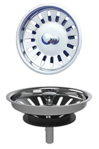 Paslanmaz Çelik Lavabo Süzgeci 8 X 8